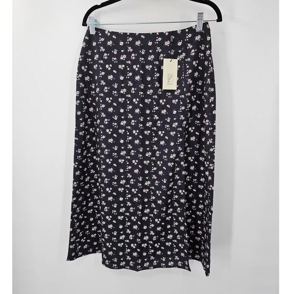MOST OF ALL Quinn Skirt Midnight Posies Floral Womens Size 8 *NWT - Picture 1 of 5